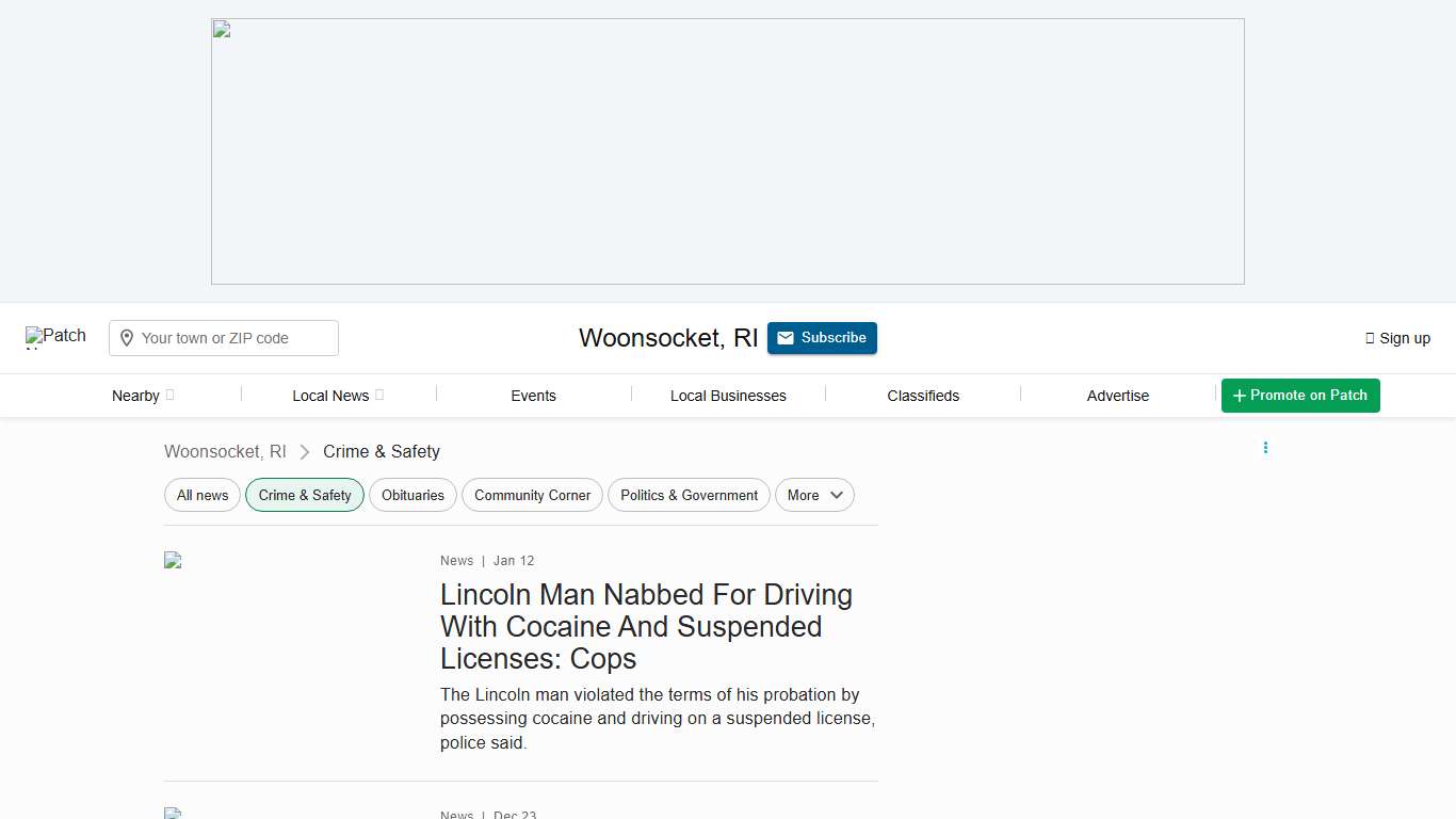 Woonsocket Crime & Safety News Woonsocket, RI Patch